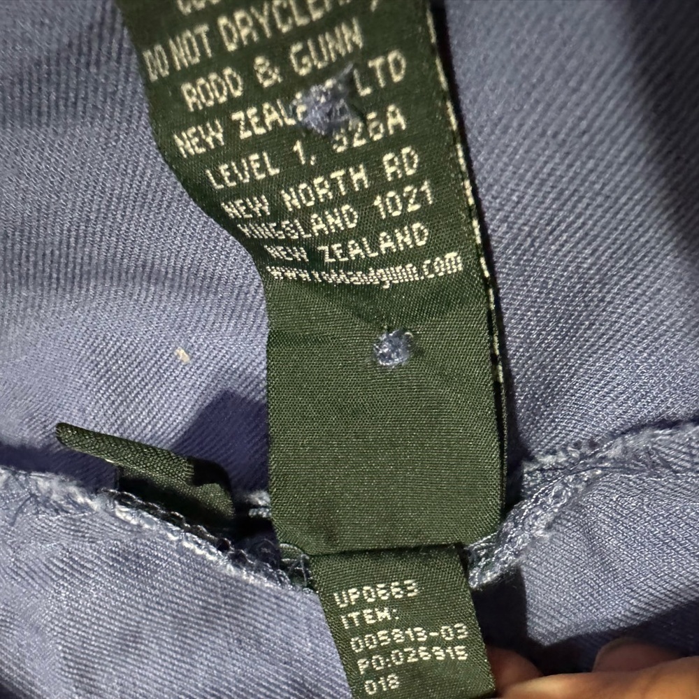 Rodd & Gunn Royal Blue Cotton Linen Blend Cargo Shorts Size 40 Item # 005813-03 - Picture 7 of 8